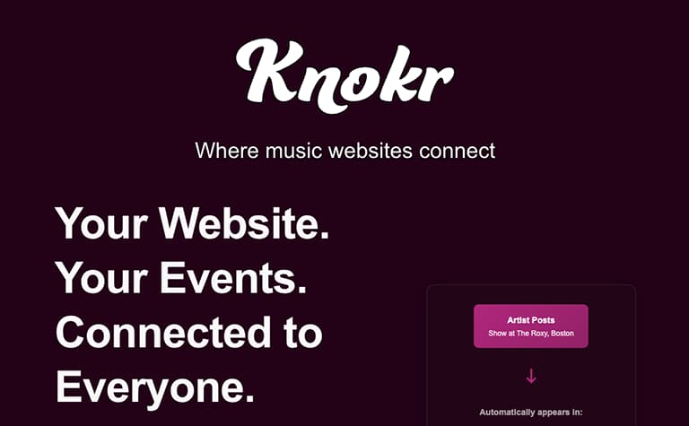 Knokr platform screenshot